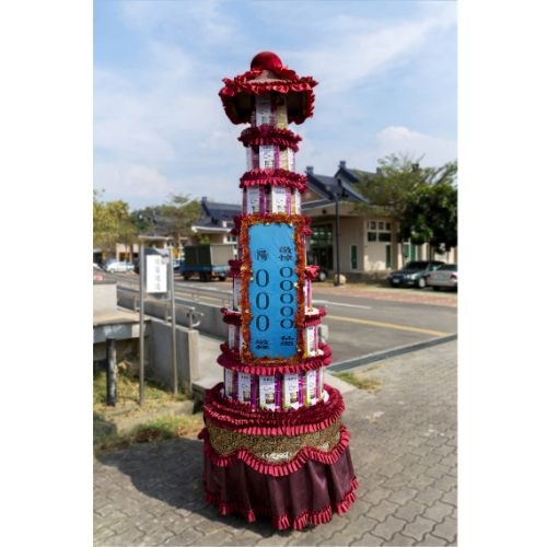 7層紅酒柱 （一對）罐頭塔/罐頭山/罐頭柱